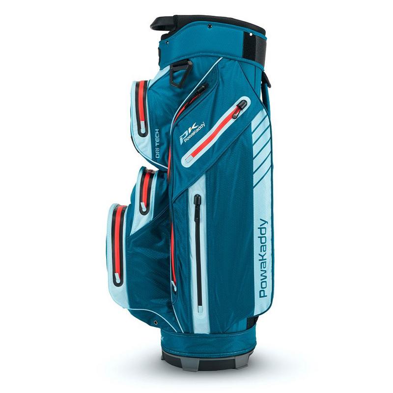 PowaKaddy Dri Tech Golf Cart Bag 2024 - Blue/Baby Blue/Red - main image