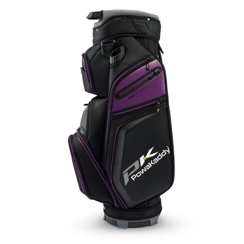 PowaKaddy Edge Golf Cart Bag Black/Purple - main image