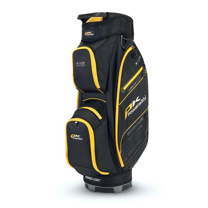 PowaKaddy X-Lite Golf Cart Bag 2024 - Black/Yellow - main image