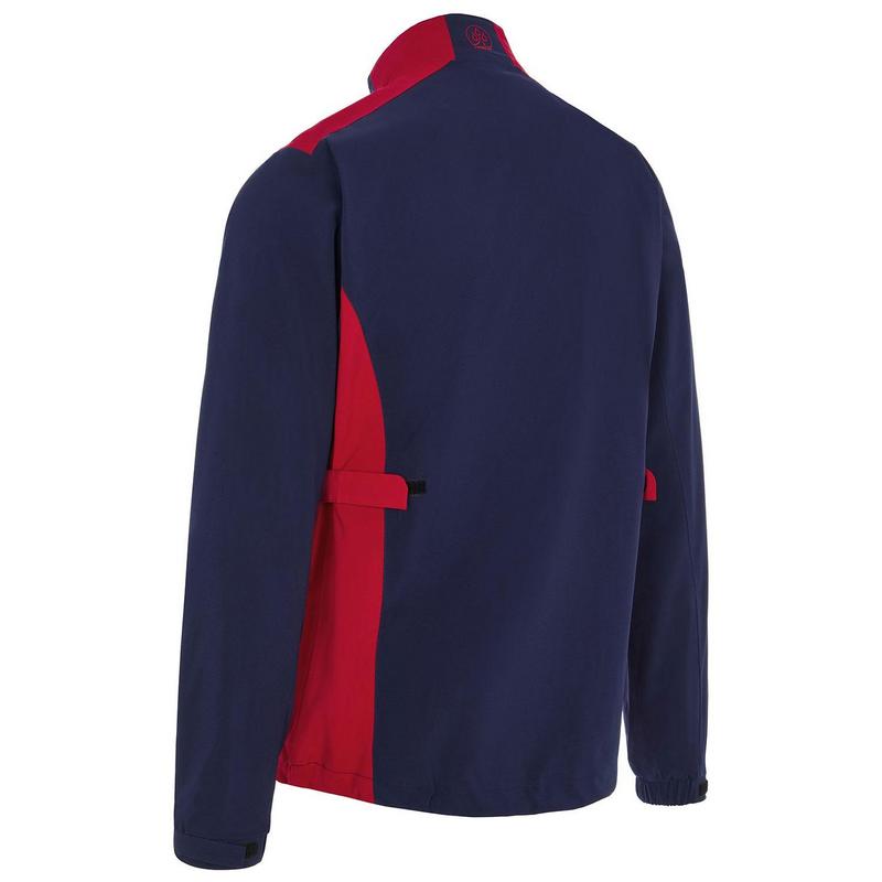 ProQuip Aqualite Waterproof Golf Jacket - Navy/Red - main image