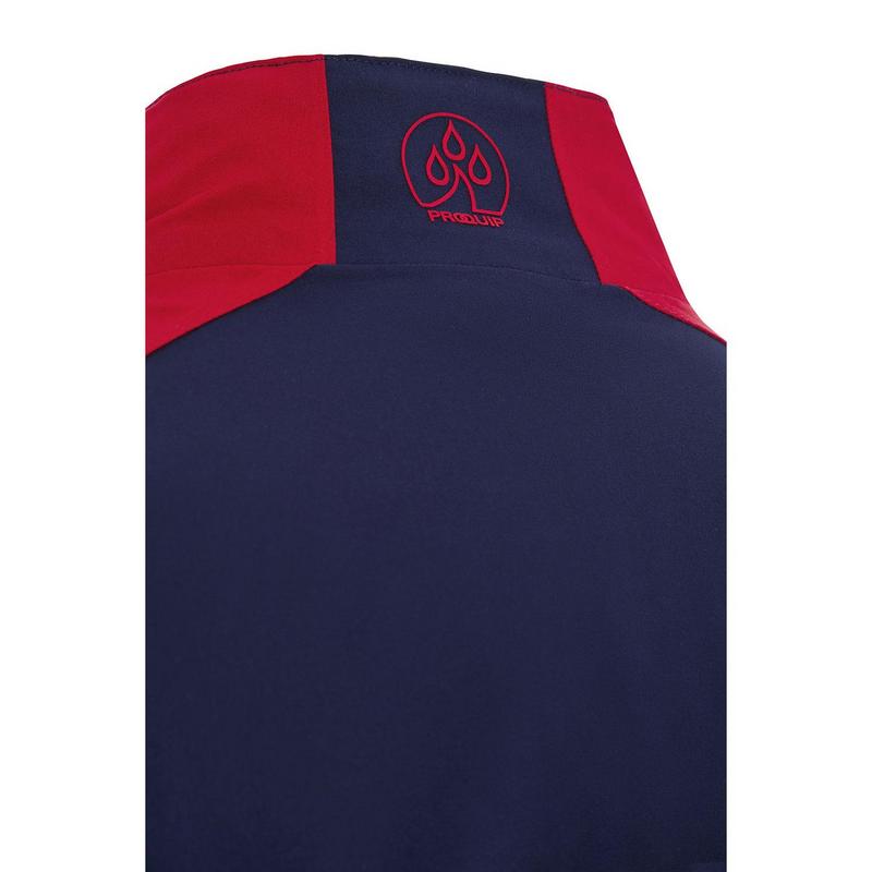 ProQuip Aqualite Waterproof Golf Jacket - Navy/Red - main image