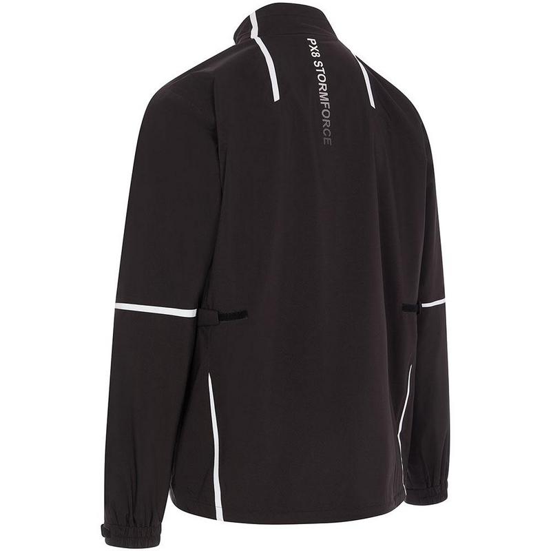 ProQuip PX8 Stormforce Waterproof Golf Jacket - Black - main image