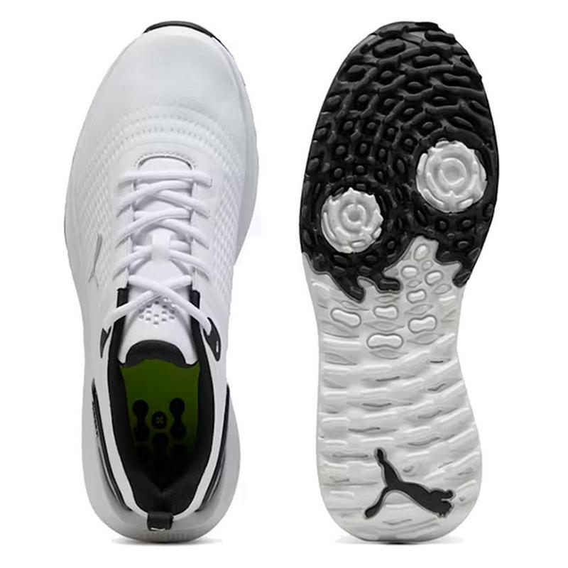 Puma Fusion Plus SL Golf Shoes - Puma White/Puma Black - main image