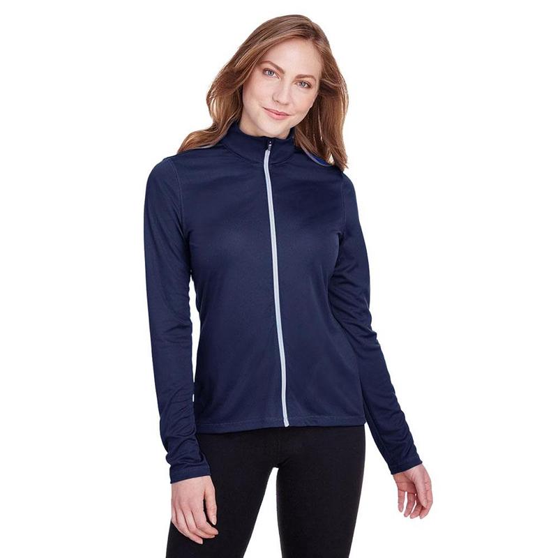 Puma Icon Womens Full Zip Training Top - Navy - main image