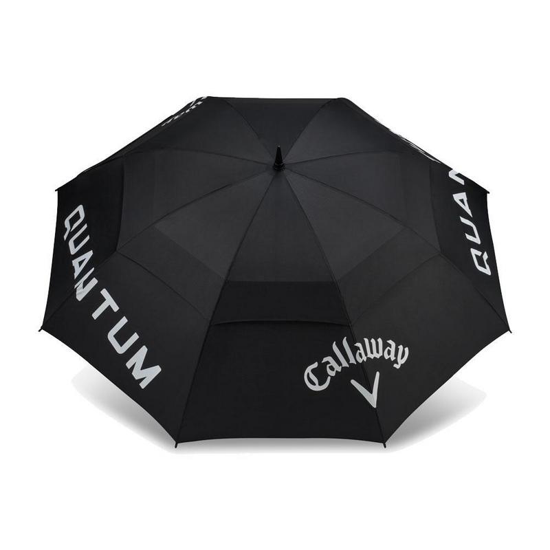 Callaway Quantum 68" Double Canopy Golf Umbrella - Black - main image