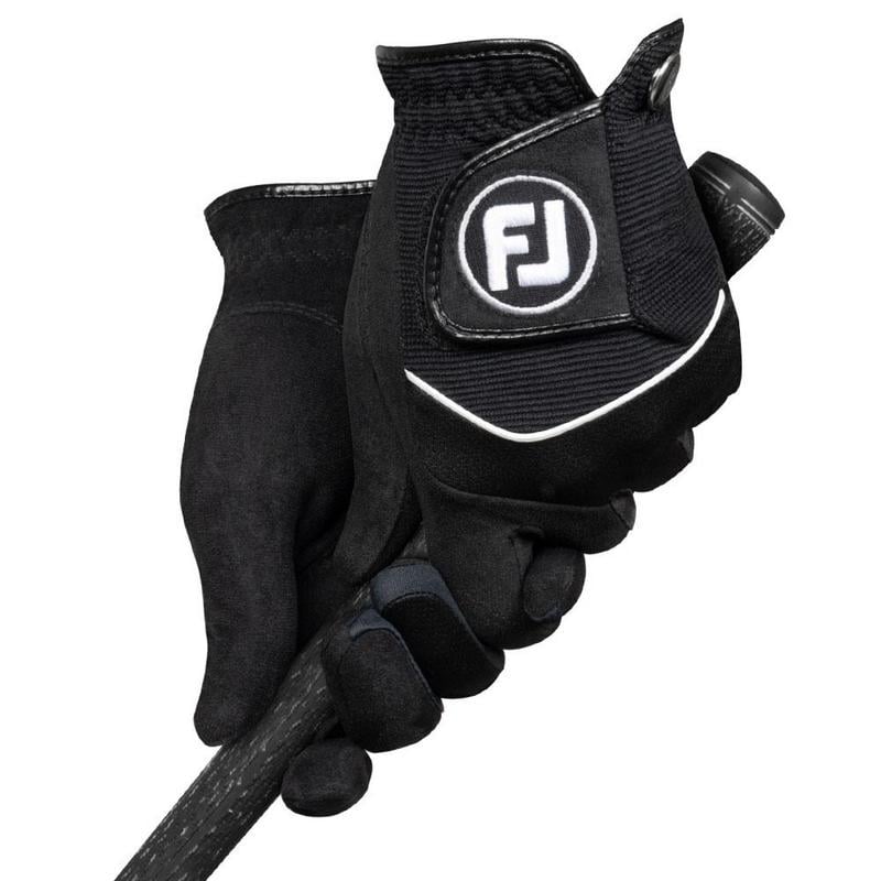 FootJoy RainGrip Men's Golf Gloves Pair - Black - main image