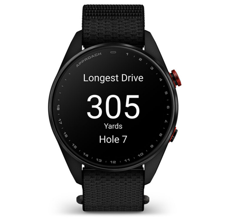 Garmin Approach S72 GPS Golf Smart Watch (47mm) - Carbon Gray/Red - main image