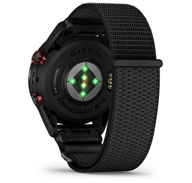 Garmin Approach S72 GPS Golf Smart Watch (47mm) - Carbon Gray/Red - main image