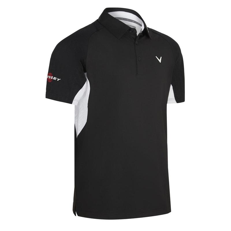 Callaway SS Odyssey Ventilated Golf Polo Shirt - Caviar - main image