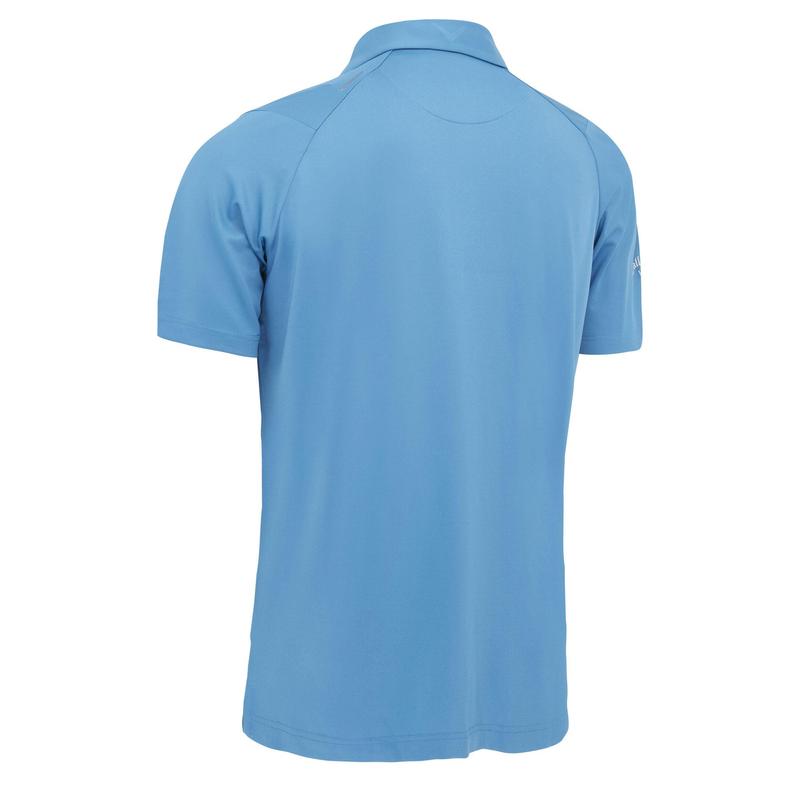 Callaway SS Solid Swing Tech Golf Polo Shirt - Vallarta Blue - main image