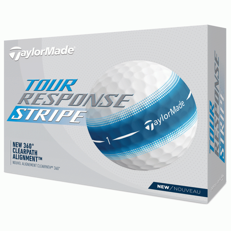 TaylorMade Tour Response Stripe Golf Balls - White/Blue (4 FOR 3) - main image