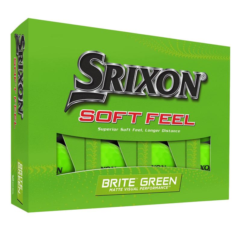 Srixon Soft Feel Brite Golf Balls - Green - main image