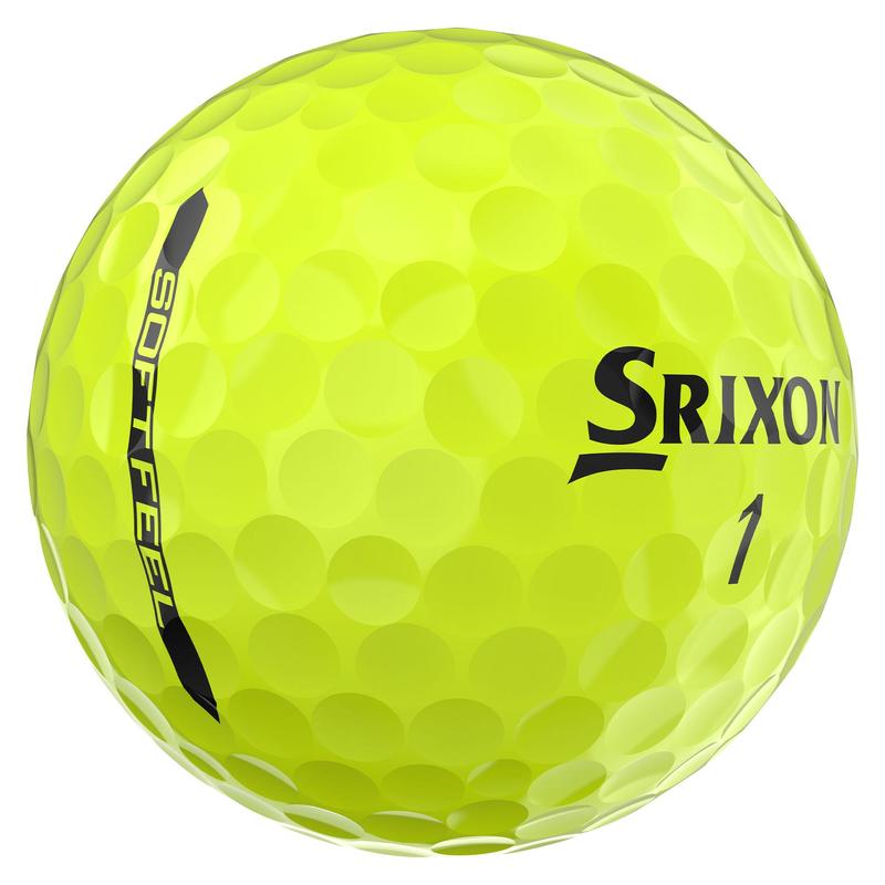 Srixon Soft Feel Golf Balls - Yellow - main image