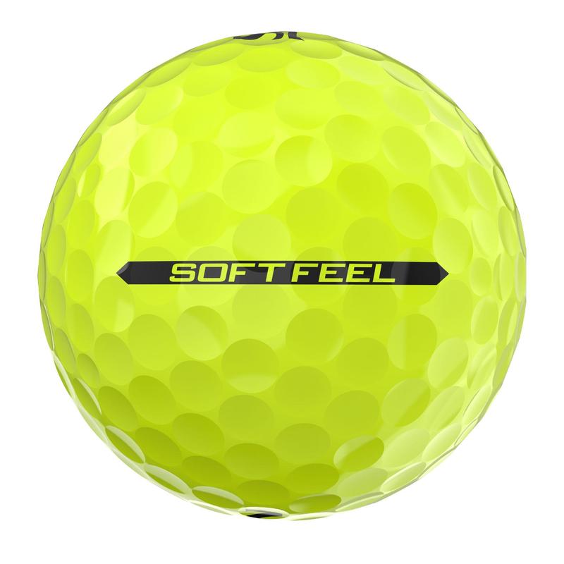 Srixon Soft Feel Golf Balls - Yellow - main image