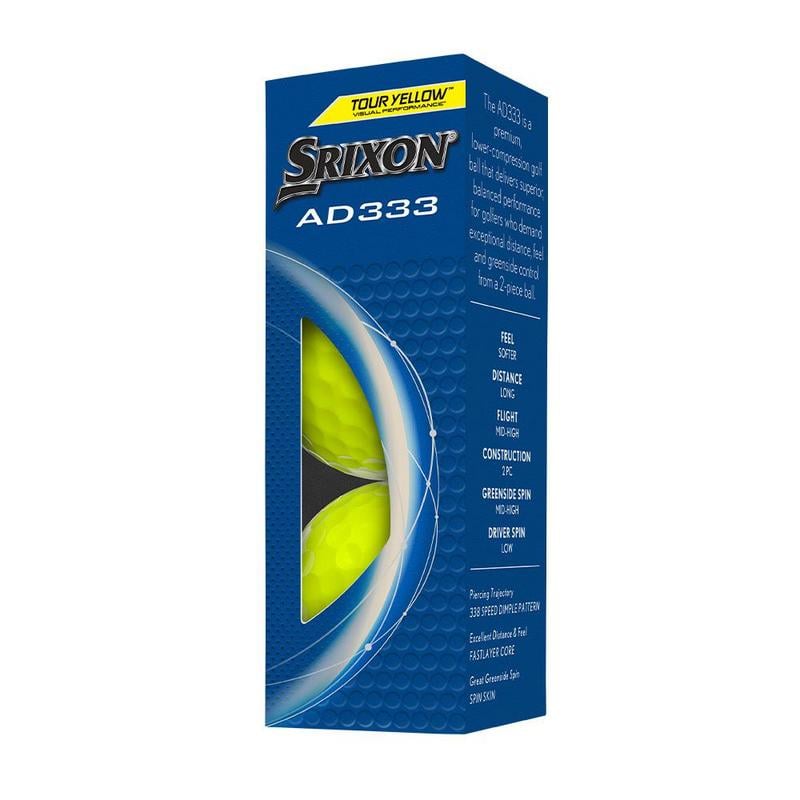 Srixon AD333 2024 Golf Balls - Yellow - main image