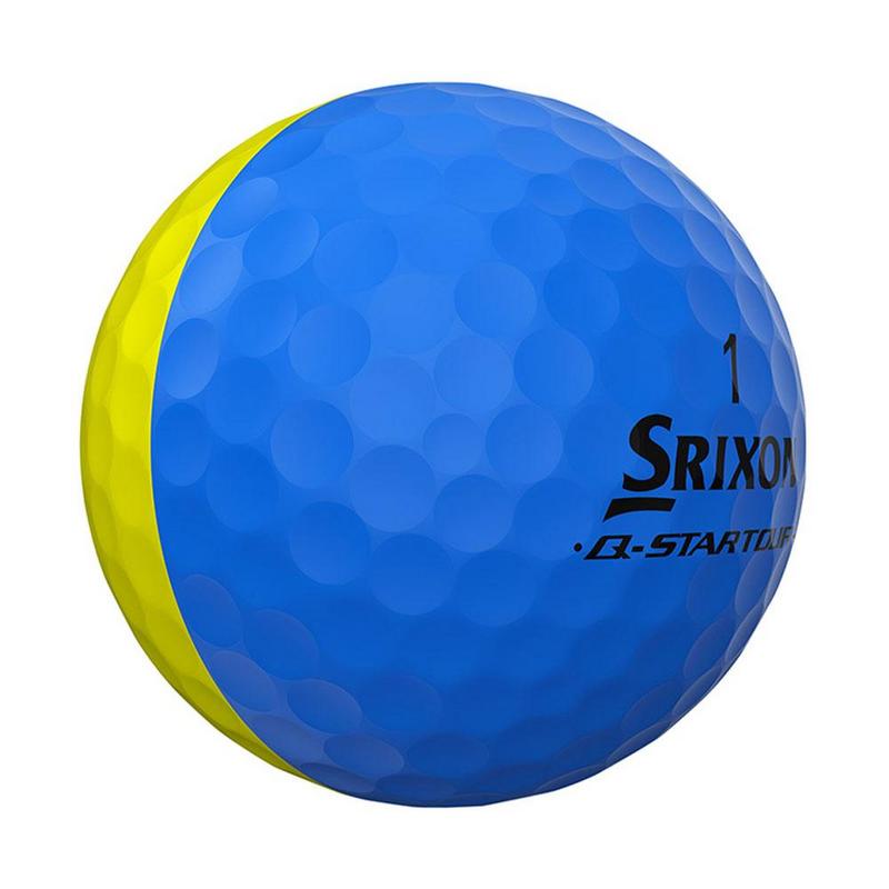 Srixon Q Star Tour Divide 2024 Golf Balls - Yellow/Blue - main image