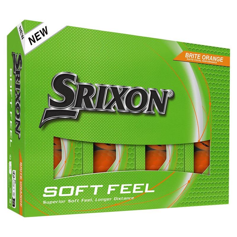 Srixon Soft Feel Brite Golf Balls - Orange - main image