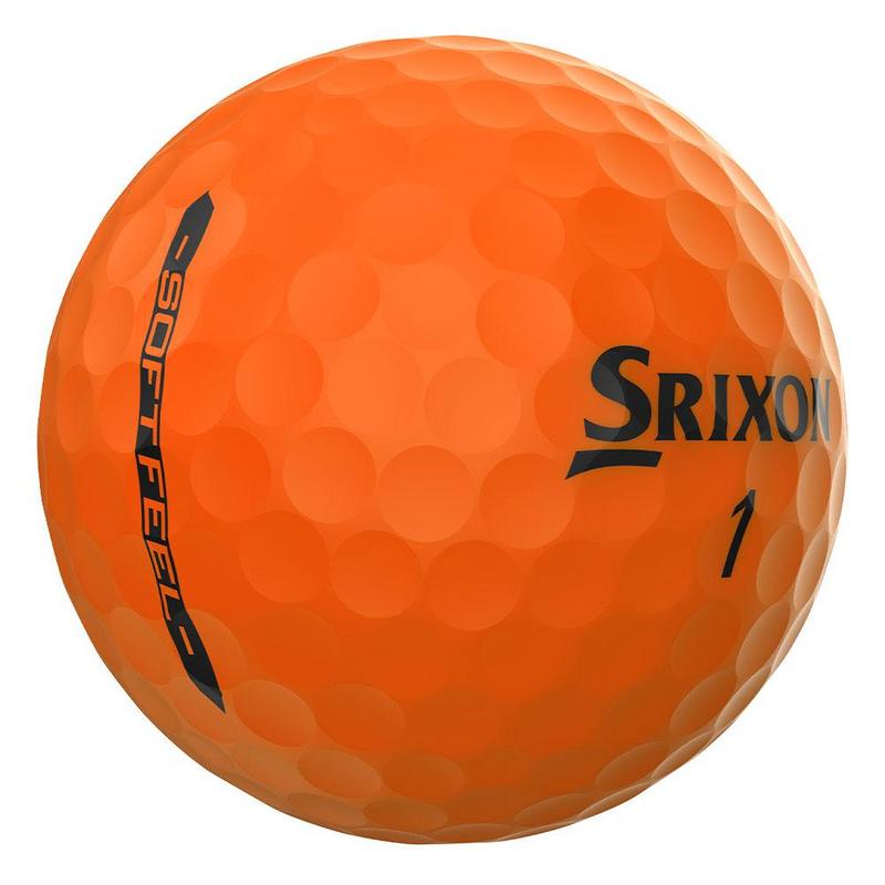 Srixon Soft Feel Brite Golf Balls - Orange - main image