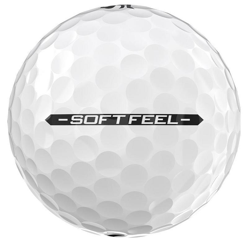 Srixon Soft Feel Golf Balls - White 3 x Dozen Personalised - main image