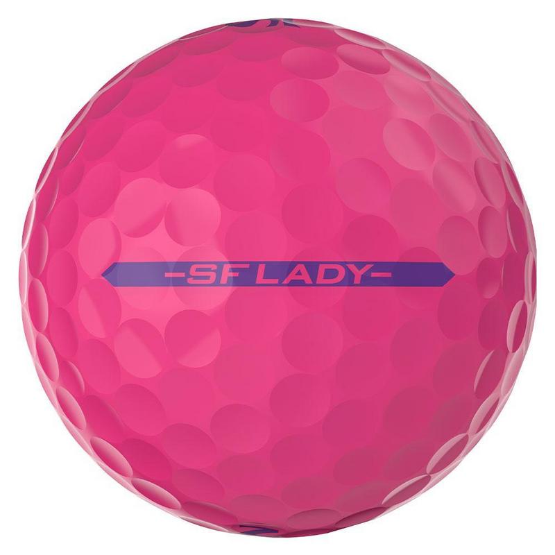 Srixon Soft Feel Ladies Golf Balls - Pink 3 x Dozen Personalised - main image