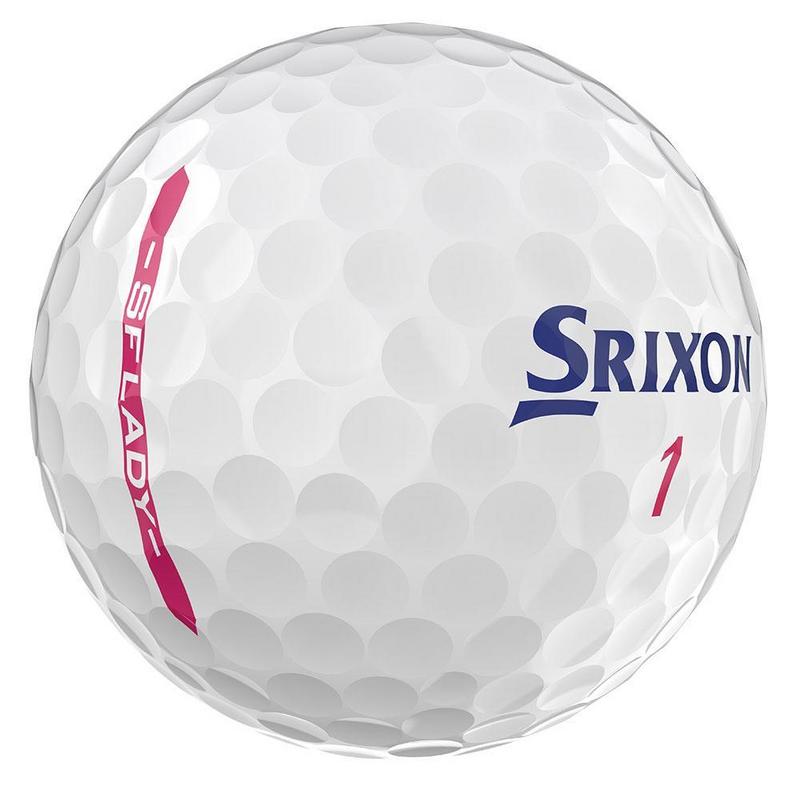 Srixon Soft Feel Ladies Golf Balls - White 3 x Dozen Personalised - main image