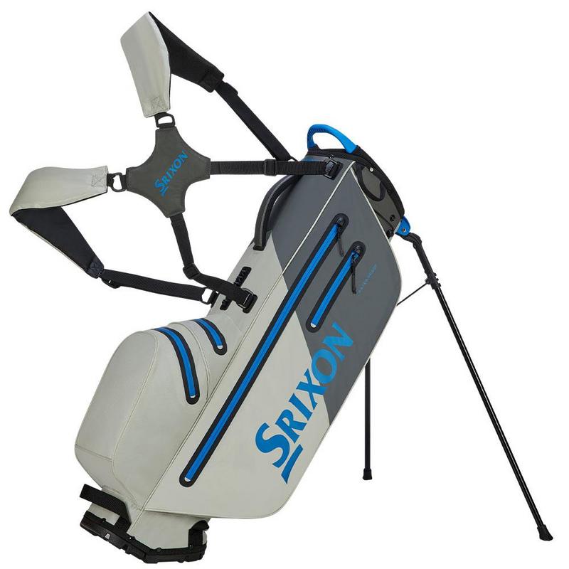 Srixon Weatherproof Golf Stand Bag - Charcoal/Grey/Blue