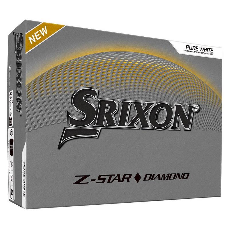 Srixon Z-Star Diamond Golf Balls - White 3 x Dozen Personalised - main image