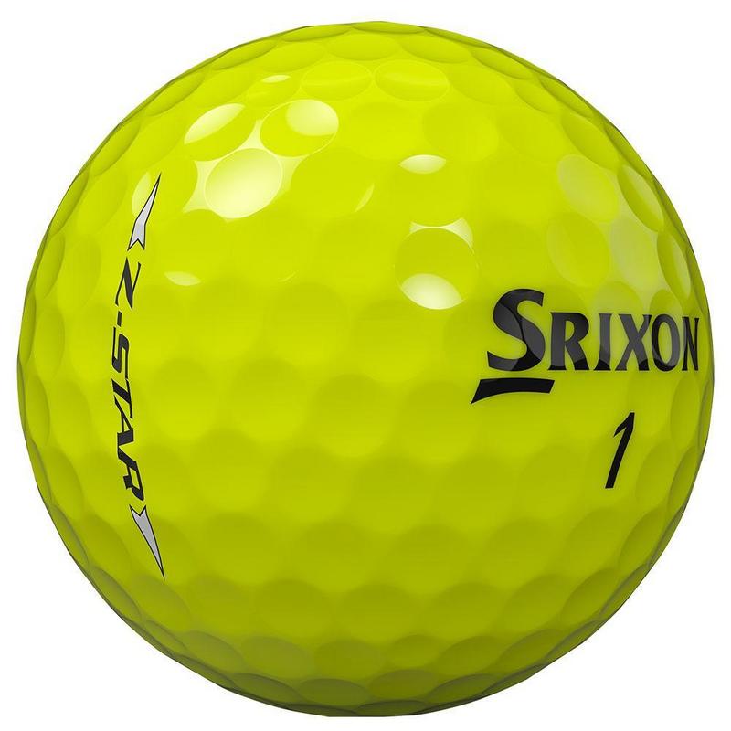 Srixon Z-Star Golf Balls - Yellow 3 x Dozen Personalised - main image