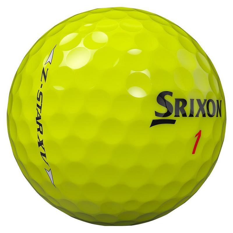 Srixon Z-Star XV Golf Balls - Yellow 3 Dozen Personalised - main image