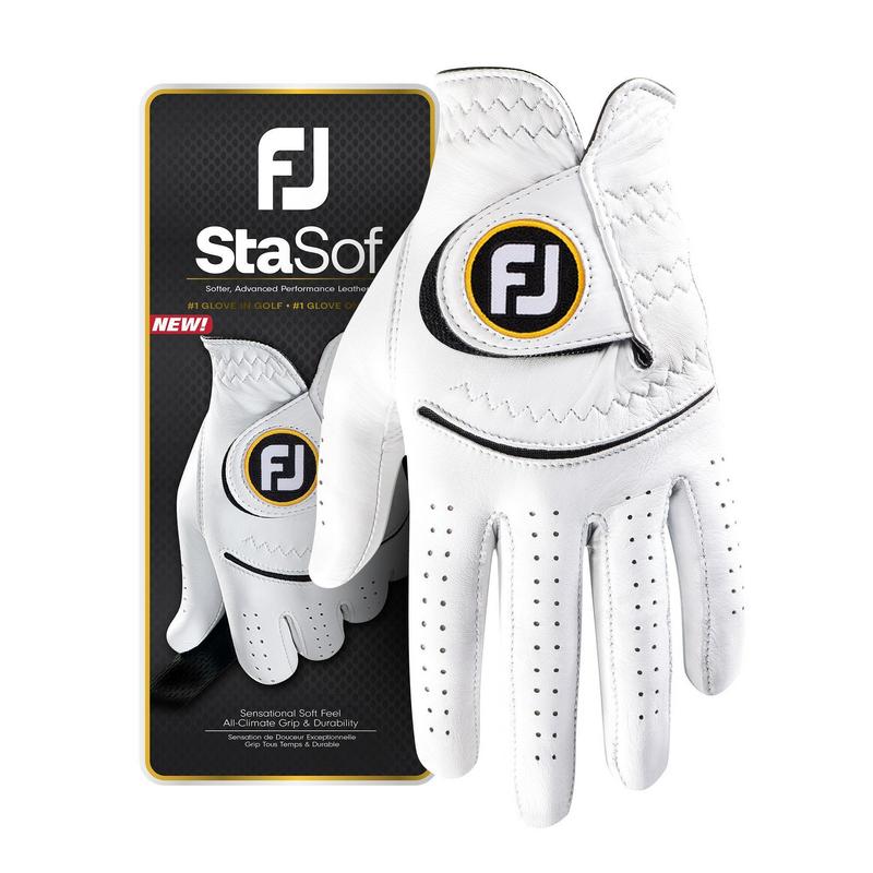 FootJoy Stasof Golf Glove - White - Multi-Buy Offer - main image