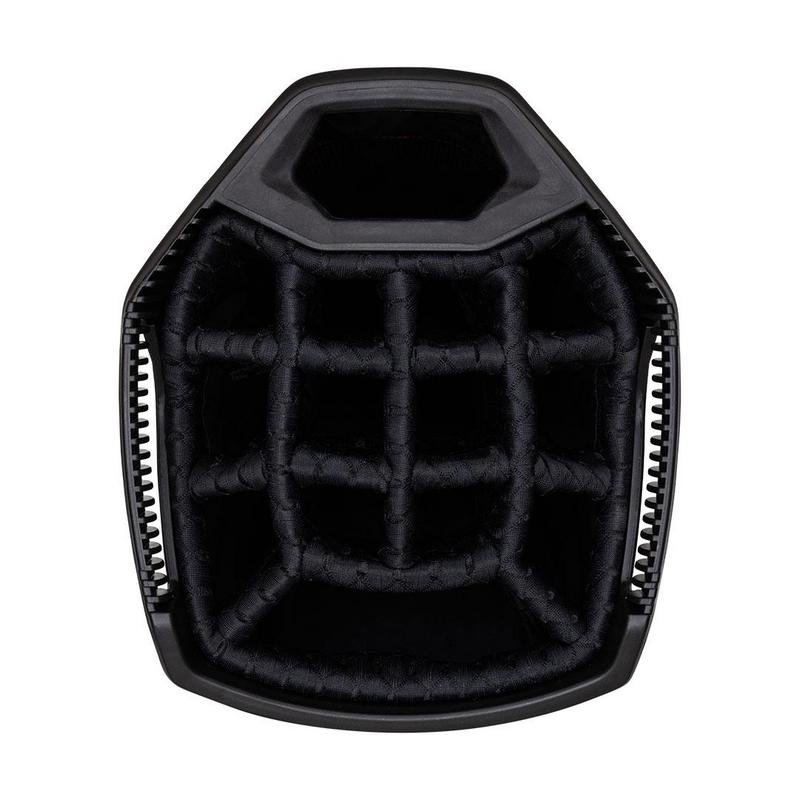 Sun Mountain H2NO Lite Golf Cart Bag - Black/Steel/Red - main image