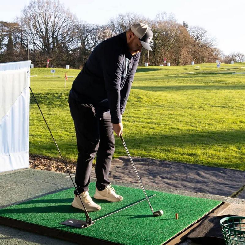 TheSwingPlate Golf Trainer Aid  with Alignment Rods - main image