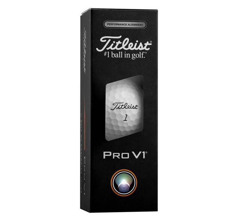 Titleist Pro V1 AIM Performance White Golf Balls - Black - main image