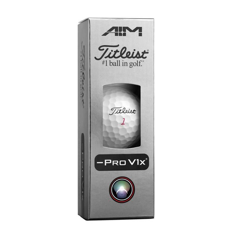  Titleist Pro V1x Left Dash AIM Performance White Golf Balls - Blue - main image