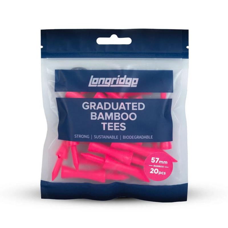Longridge Bamboo Graduated Tees - Pink 57mm - main image