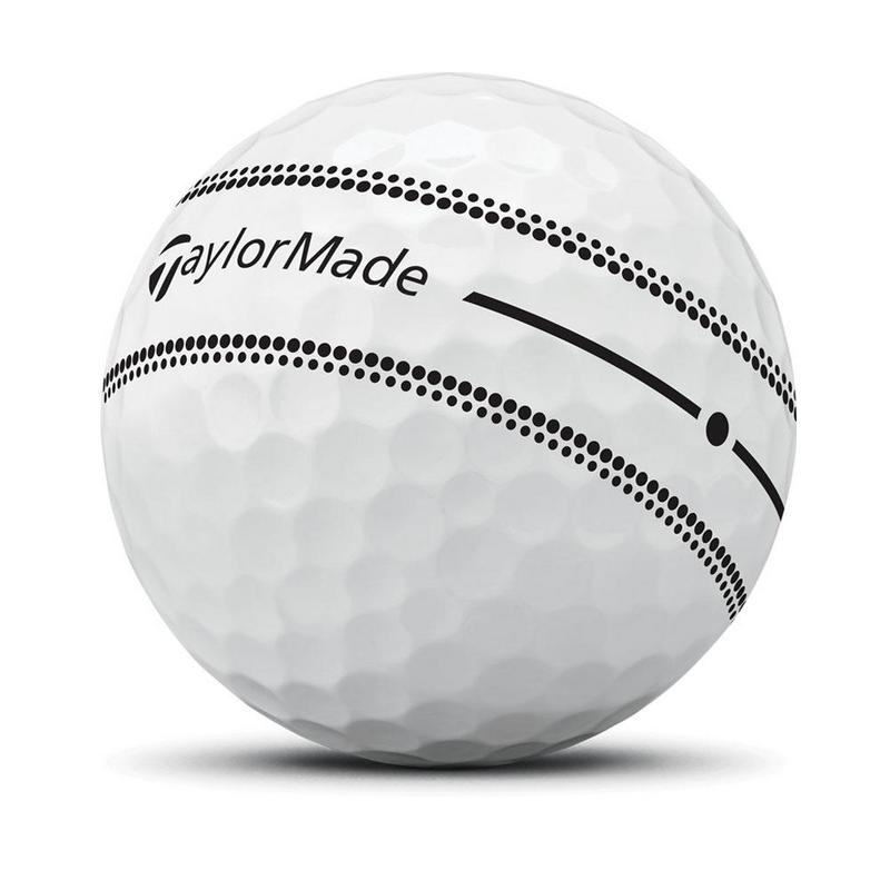 TaylorMade TP5 Stripe Golf Balls - White - main image