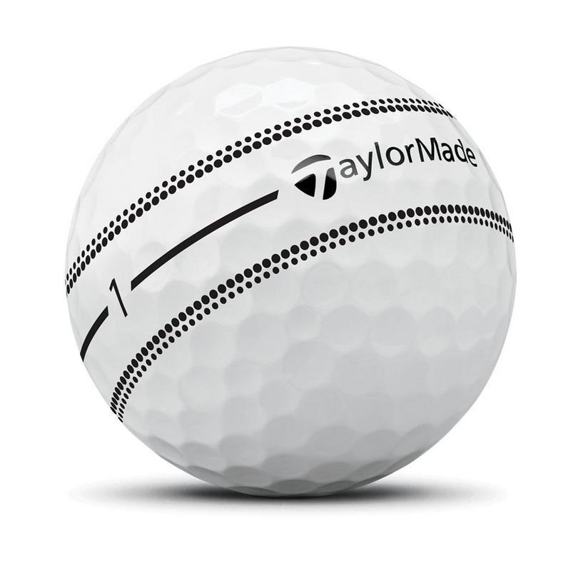TaylorMade TP5 Stripe Golf Balls - White - main image