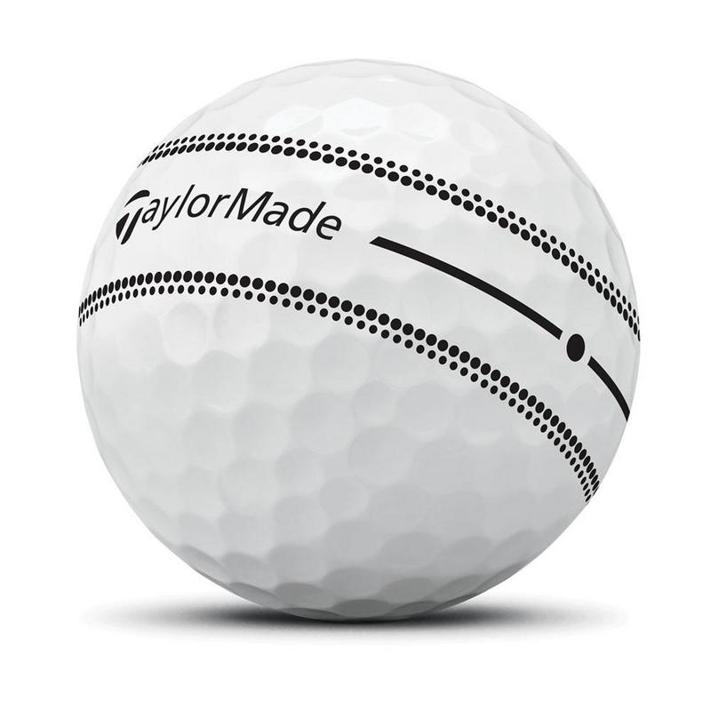 TaylorMade TP5x Stripe Golf Balls - White (4 For 3) - main image