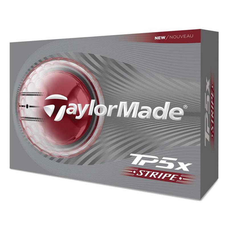 TaylorMade TP5x Stripe Golf Balls - White (4 For 3) - main image