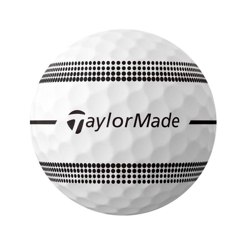 TaylorMade TP5 Stripe Golf Balls - White - main image