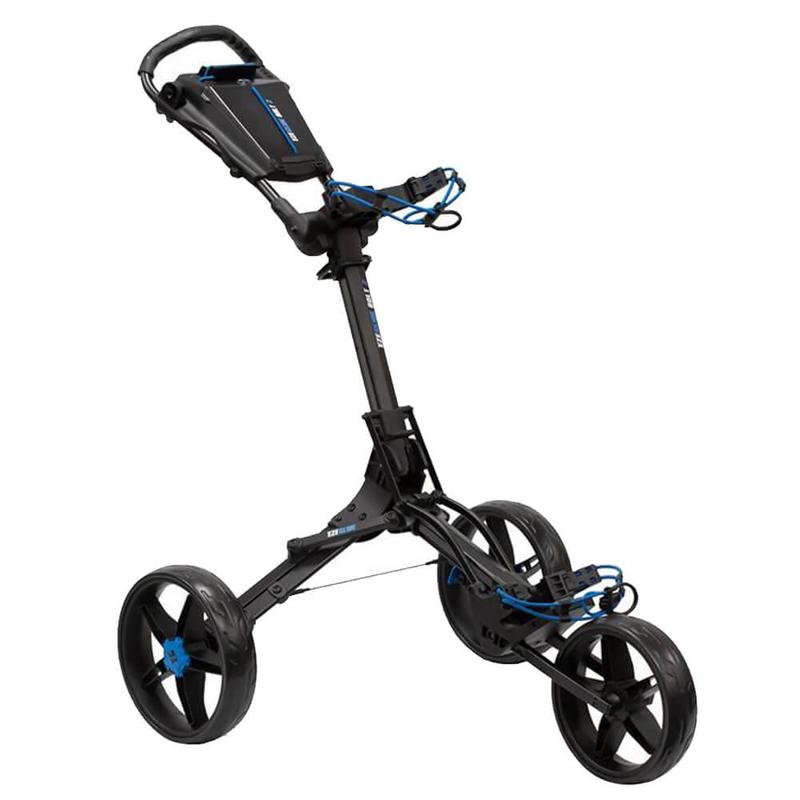 Longridge Ezeglide Bolt 2 Auto Opening Push Trolley - Black/Blue - main image