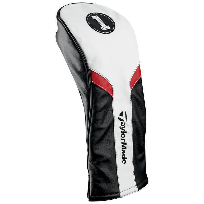 TaylorMade Driver Headcover - White/Black/Red - main image