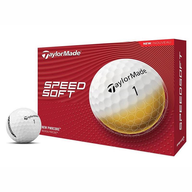 TaylorMade SpeedSoft Golf Balls - White - main image