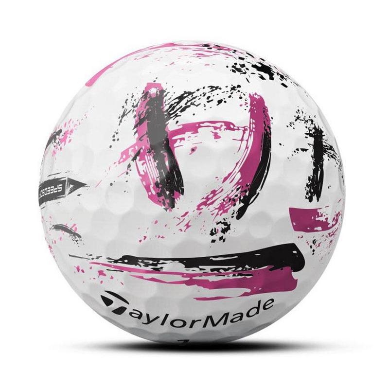 TaylorMade SpeedSoft Ink Golf Balls - Pink - main image