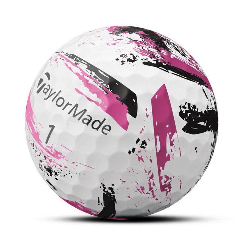 TaylorMade SpeedSoft Ink Golf Balls - Pink - main image