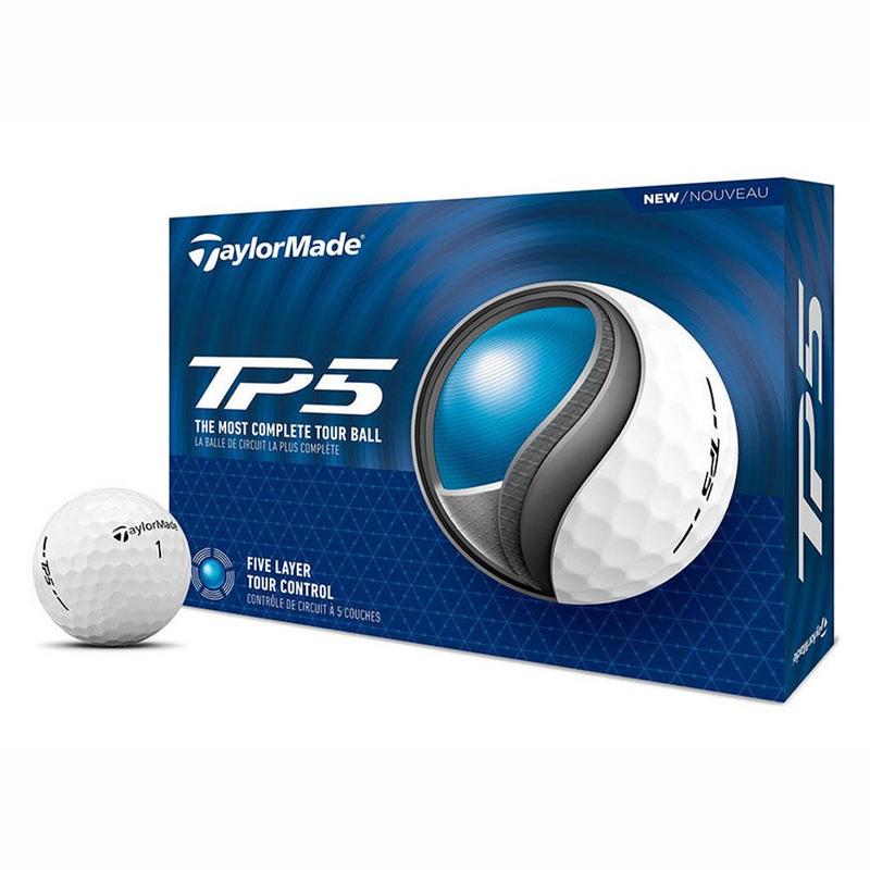 TaylorMade TP5 Golf Balls - White