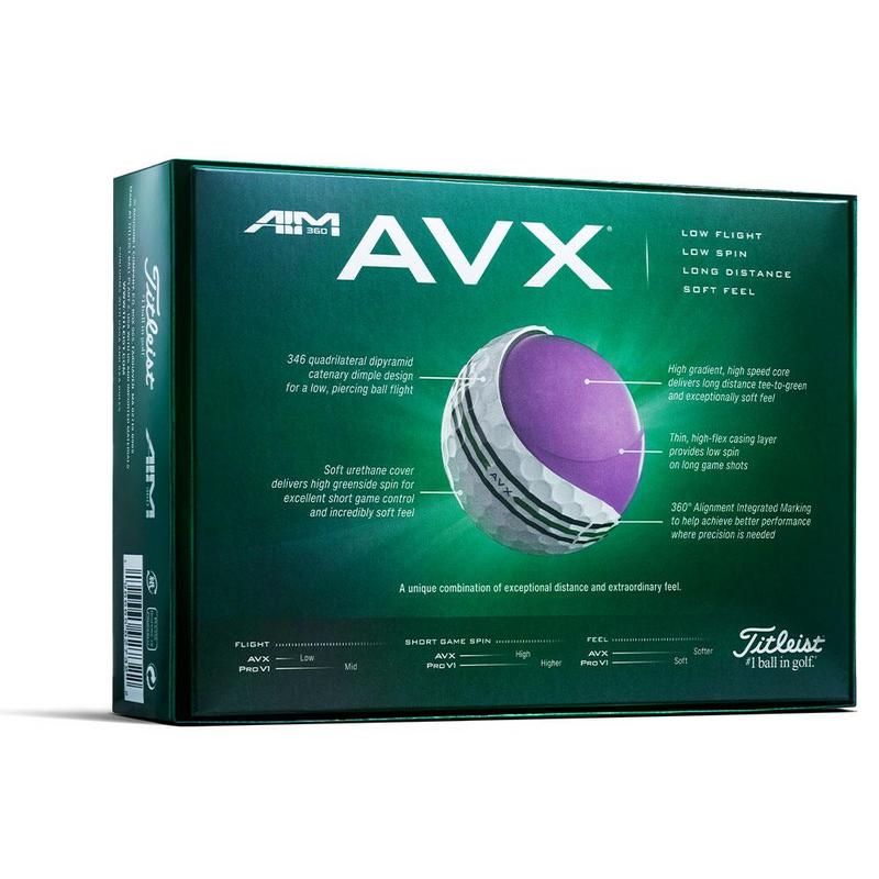 Titleist AVX AIM 360 Golf Balls - White - main image