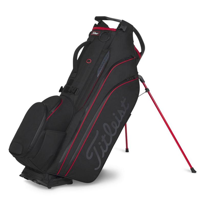 Titleist Hybrid 14 StaDry Golf Stand Bag - Black/Black/Red - main image