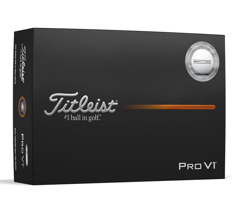 Titleist Pro V1 White Elongated Alignment Golf Balls - main image