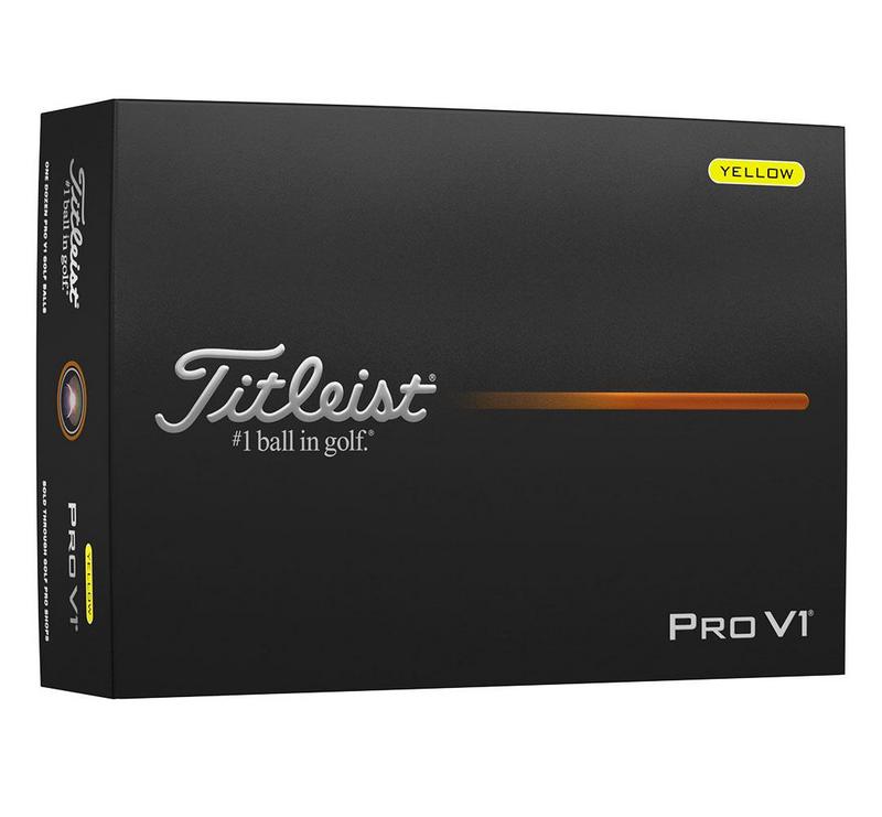 Titleist Pro V1 Yellow Golf Balls - main image